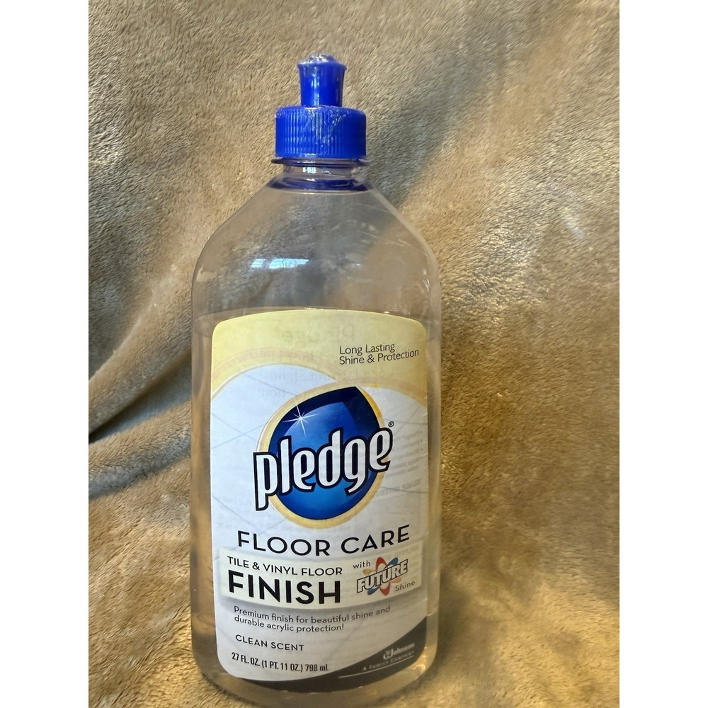 Pledge Future Shine Premium Floor Finish 27oz Johnson Discontinued *READ*‎ USED